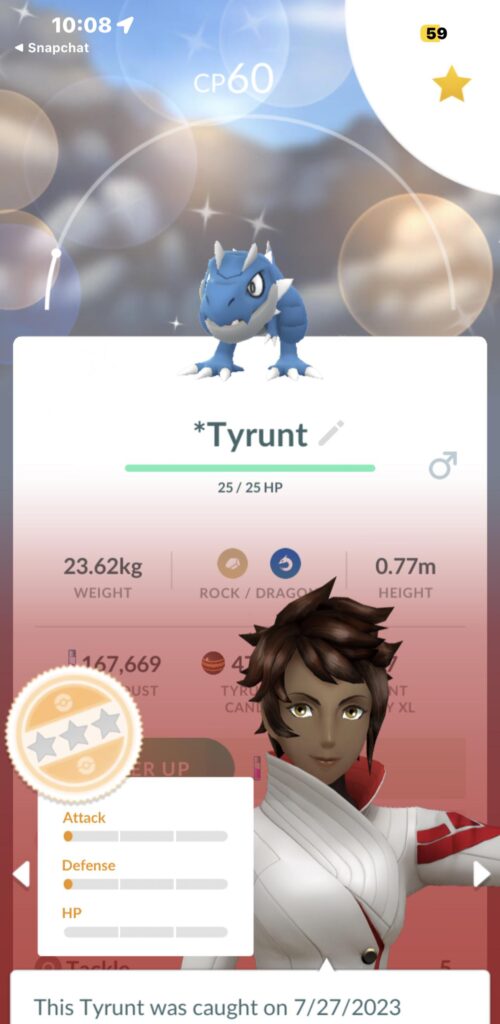 Got the new shiny! So close to a nundo