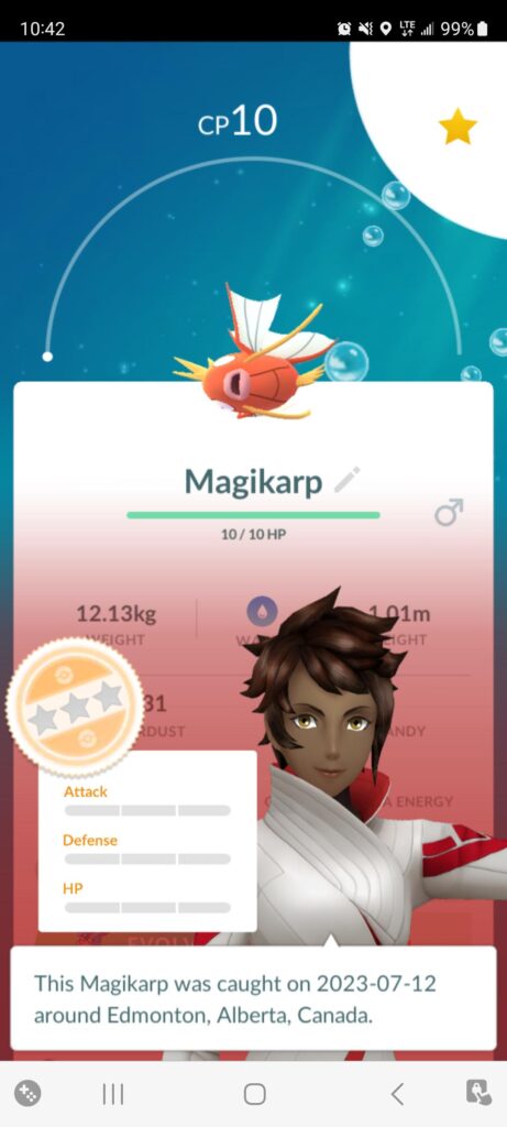 If only he was shiny 😭