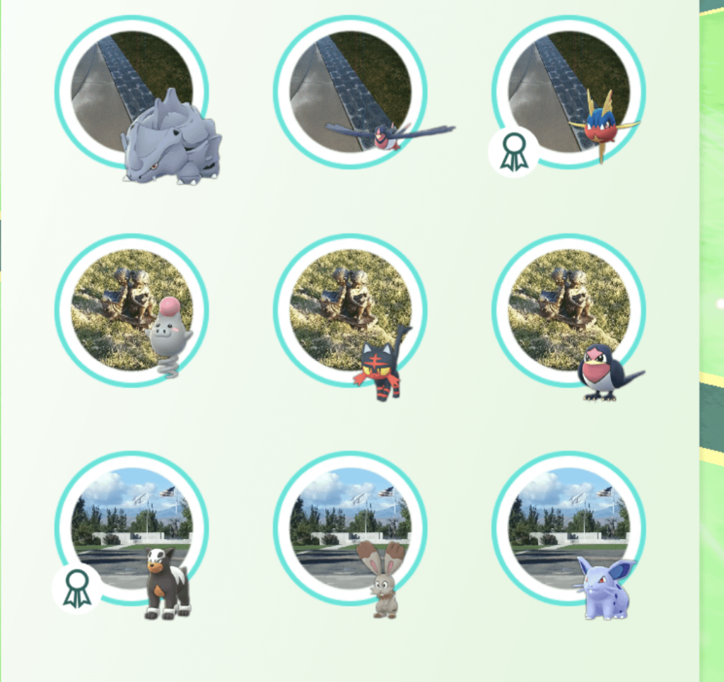 What are these icons next to the pokestops???