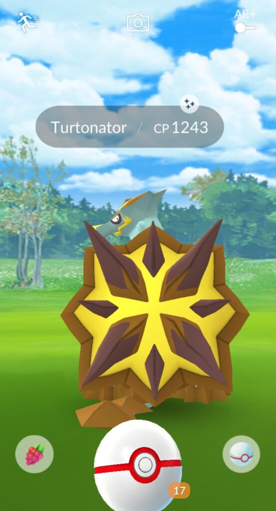 Just caught this shiny guy in my first raid today