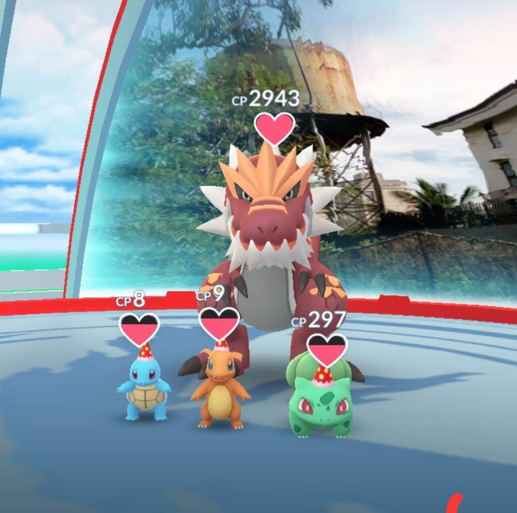 my tyrantrum and its kids