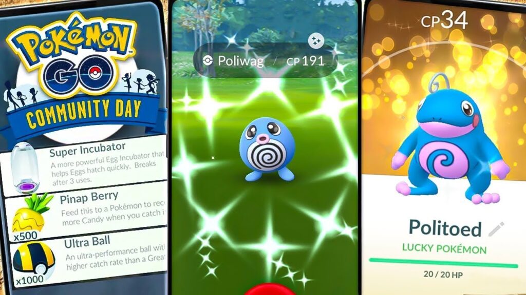 COMUNITY DAY DE POLIWAG!! POKEMON GO