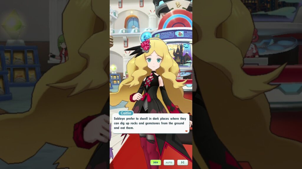 Pokemon Masters EX - Dark|Caitlin is in love with Sableye !