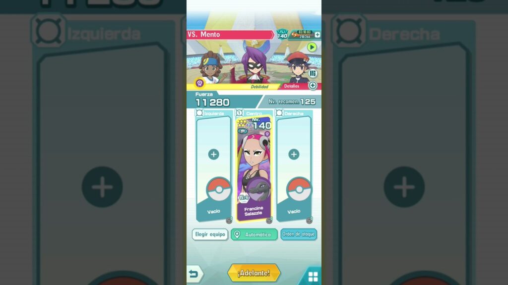 Francine y Salazzle 1vs3 2.500pts -Pokemon Masters EX #pokemon #pokemonmasterschampionstadium