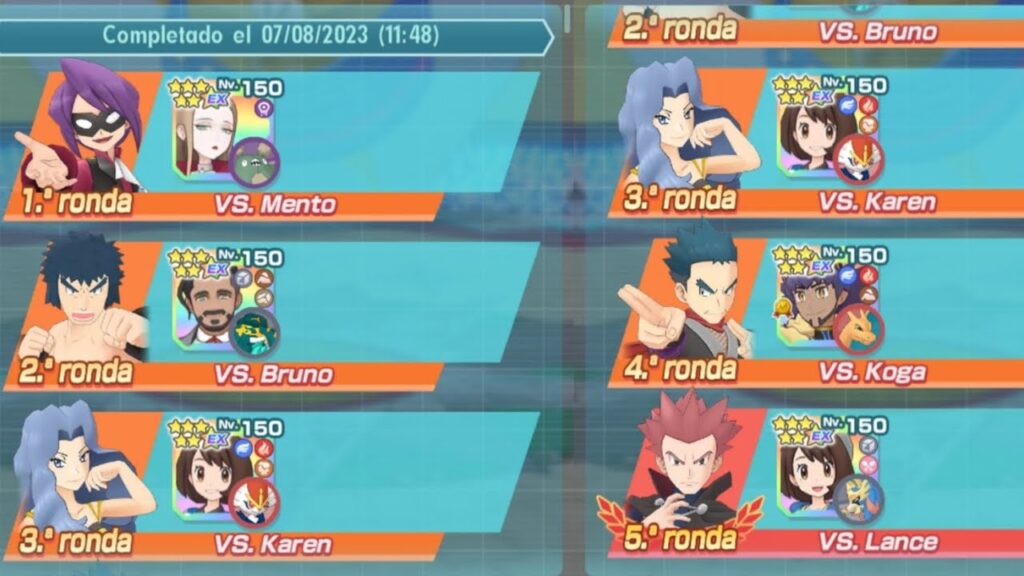 E4 Johto Vs Galar!! 1vs3 12.500pts (Semana 154) - Pokemon Masters EX