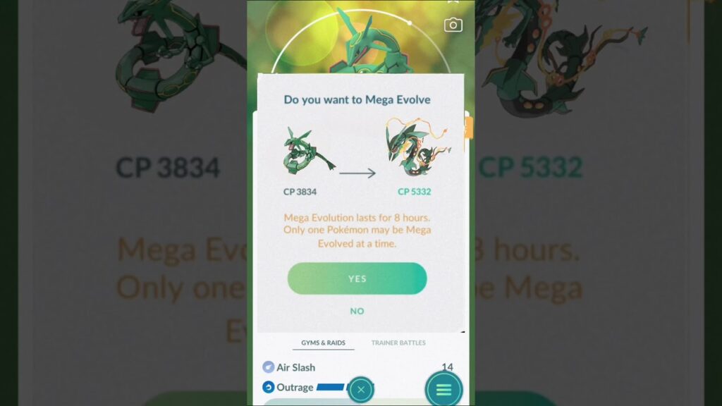 How Mega Rayquaza will look in Pokemongo #shorts #short #pokemon #rayquaza #pokemongo #megaevolution