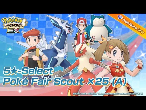 Pokemon Masters EX: 5* Select Pokefair Scout A & B Summoning