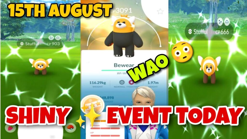 Pokemon Go Today's Shiny Event || 15th August Go Fest 2023 , Don't Miss #viral #trending #gaming