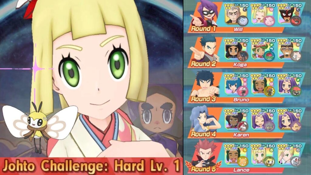 Johto Champion Stadium (12.5K) with only Alola Sync Pairs - Pokemon Masters EX