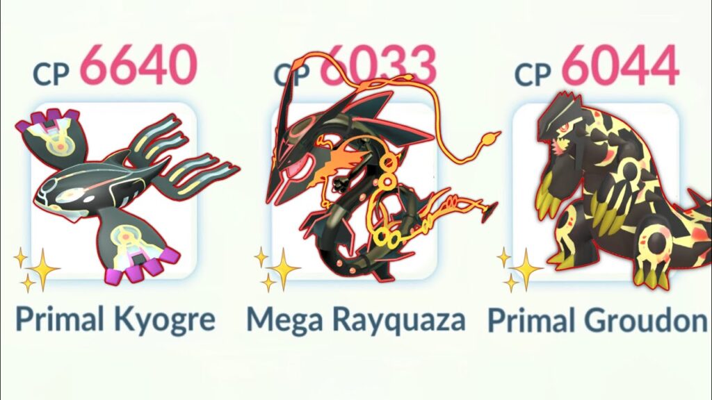 SHINY *MEGA* WEATHER TRIO TEAM in POKEMON GO.