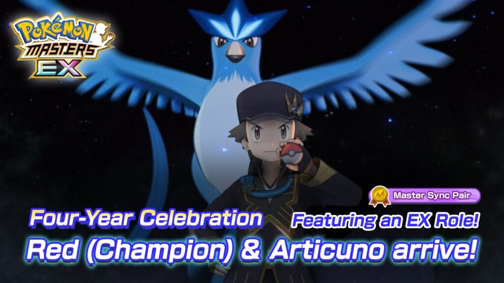 Four-Year Celebration Sync Pairs: Red (Champion) & Articuno