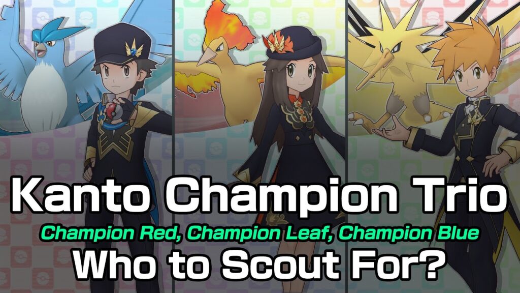 [Pokemon Masters EX] KANTO CHAMPION TRIO: Who to Scout For?