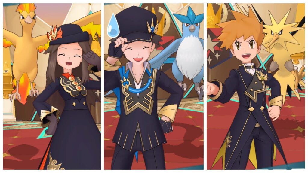 Pokemon Masters EX: Kanto Trio Arguing Who Has The Best Legendary (Three Trainers Three Minds)