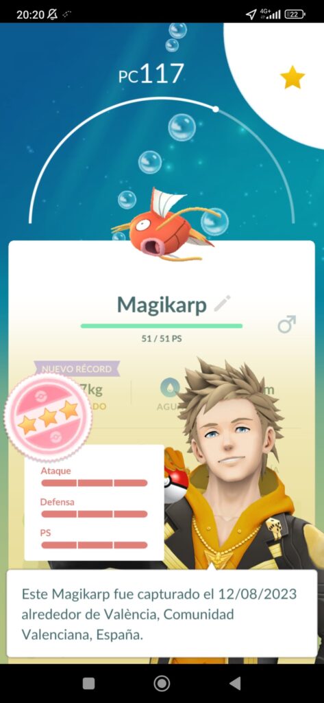 Idk if this hundo is prearranged by the Game because I obtained It in investigations but holy I love It!!!