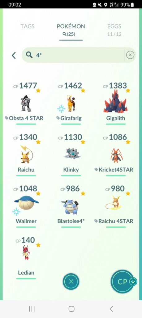 Whats my worst hundo?
