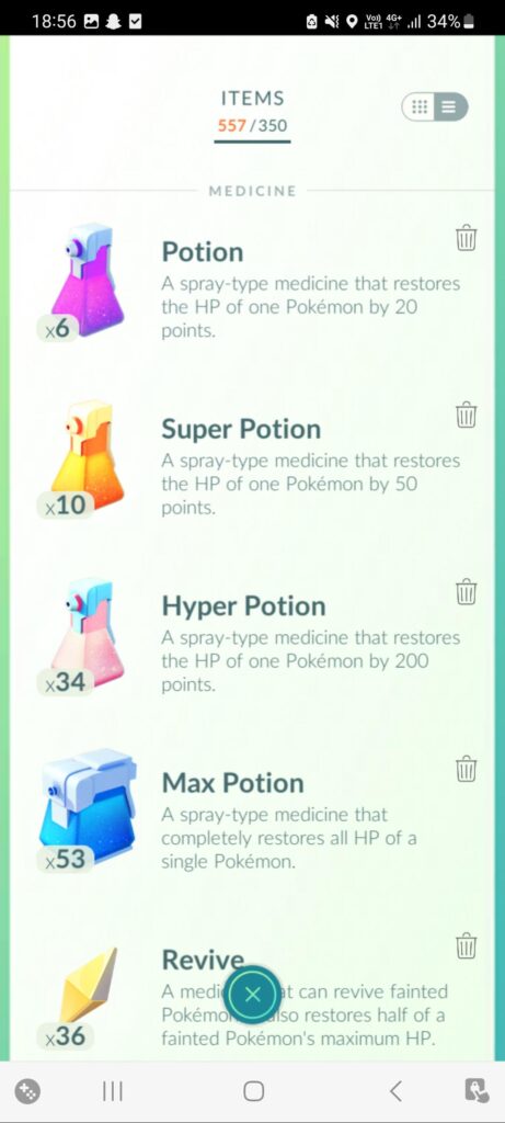 I have only one option which is to cash for space because my estate has gymhoggers using multiple accounts that have huge egos about their pokemon getting whacked out the gyms.