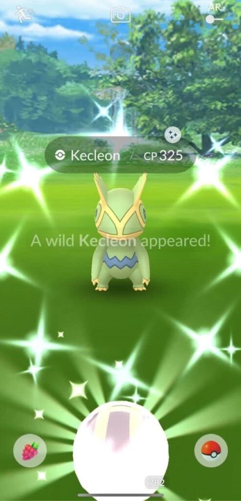 i can’t believe i found a shiny kecleon