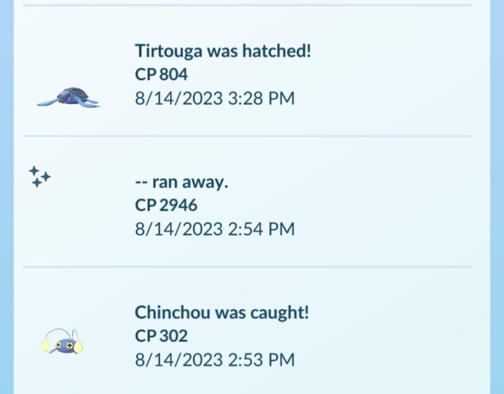 Mystery Shiny Pokémon? I was using my auto catcher and just checked my journal.