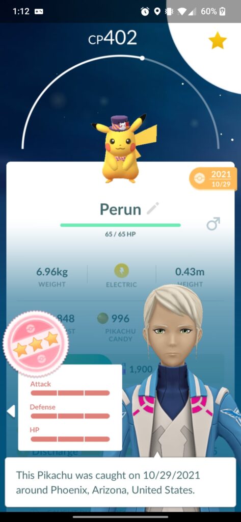I never got to brag about my hundo event pikachu