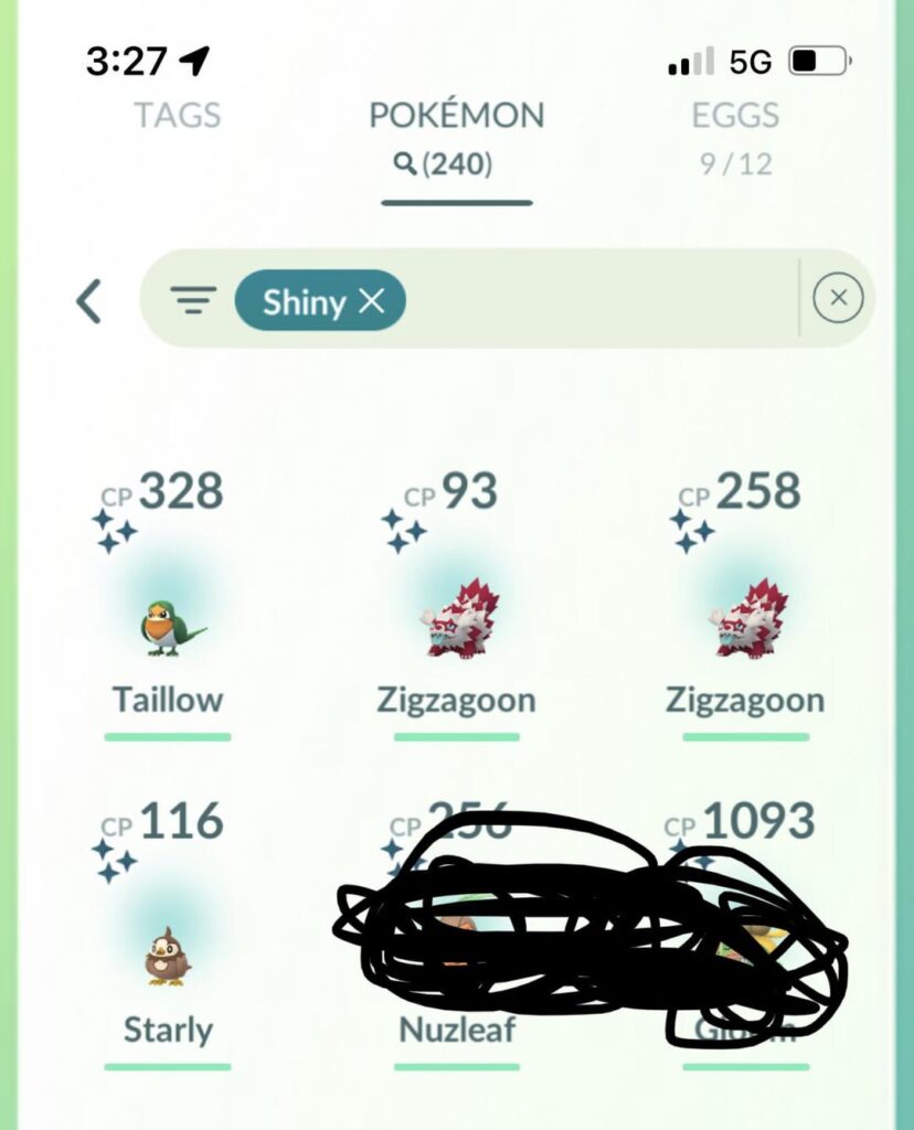 I apparently sacrificed my car for shiny luck