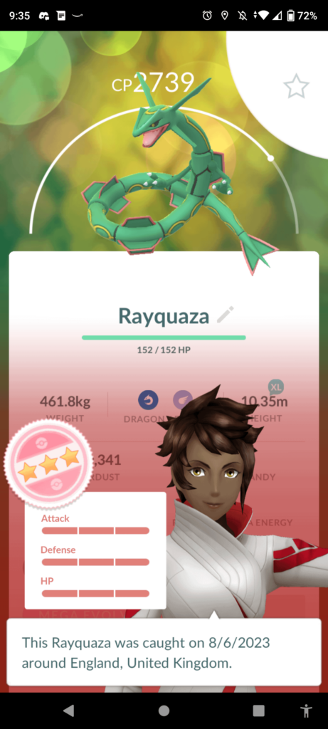 My gf's first ever Rayquaza raid...