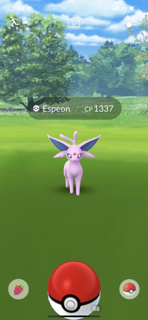 Encountered an “Elite” Espeon today!