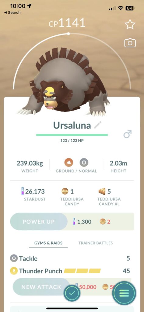 Don’t forget to evolve Ursaluna tonight!!