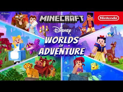 Minecraft: Disney Worlds of Adventure - Update Trailer - Nintendo Switch