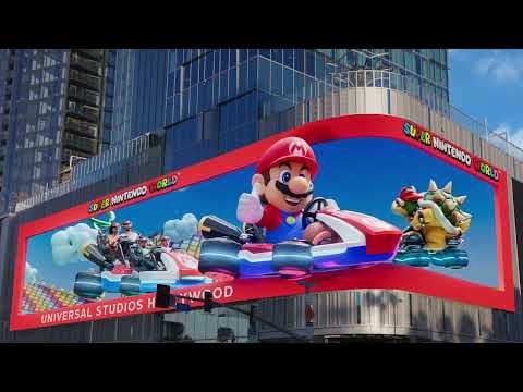 SUPER NINTENDO WORLD™ 3D Billboard