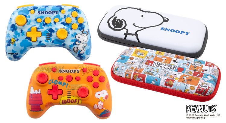Snoopy wireless Switch controllers release August 10th in Japan