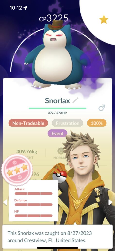 Hundo Shadow Cowboy Hat Snorlax