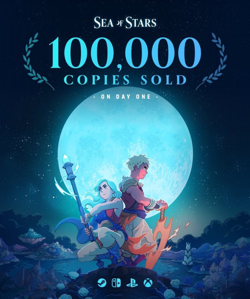 Sea of Stars sold 100k copies on Day 1