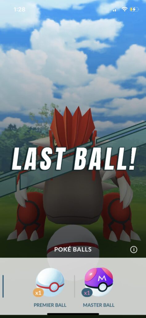 am i stupid for using my master ball on this?