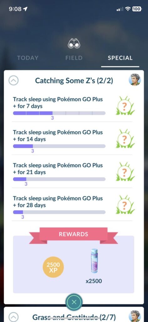 Anyone else’s Catching some Zs task not working?