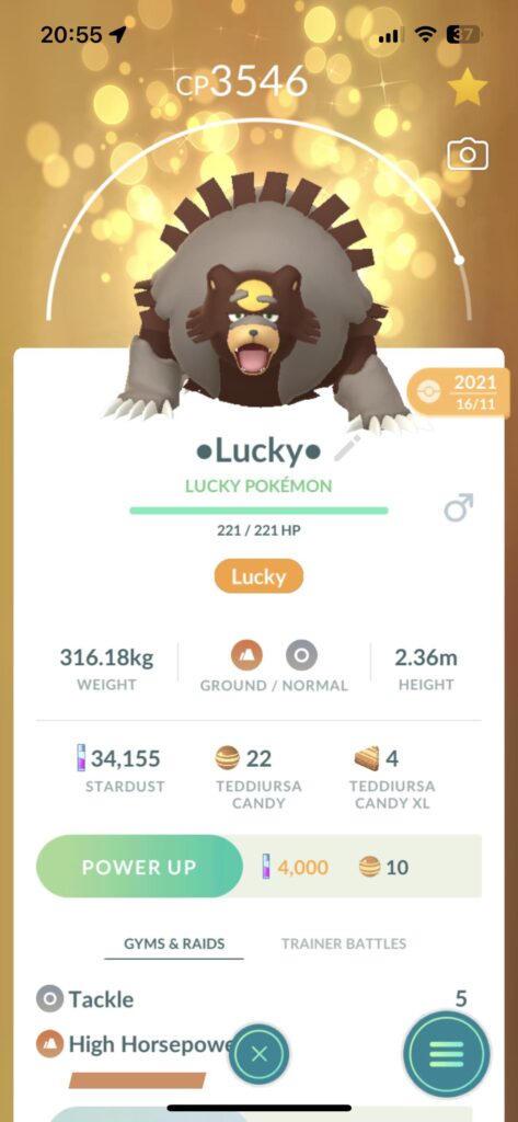 Evolve to get ursaluna tonight