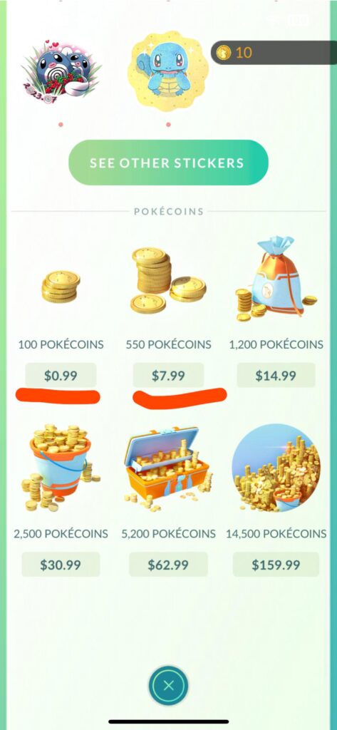 i find it annoying to buy $.99 at a time to save money...