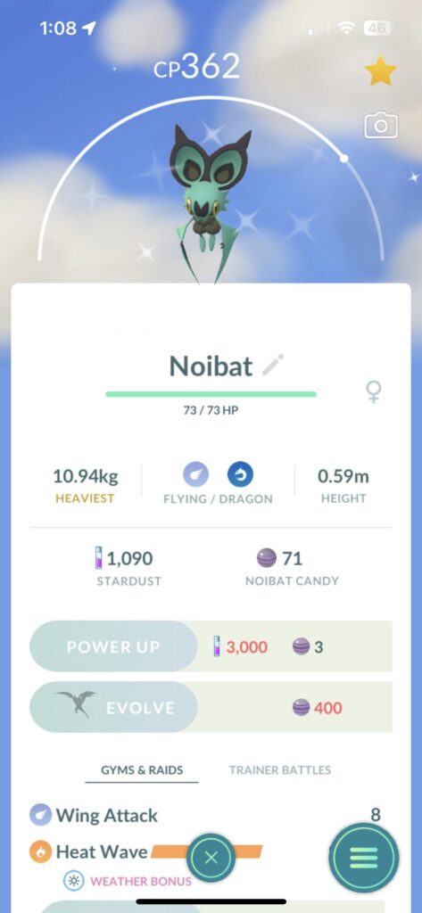 My first shiny! What should I name her?