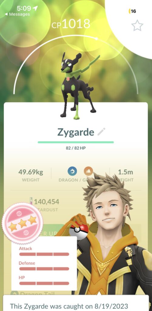 100iv Zygarde!!