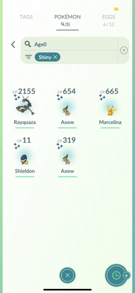 My Pokémon Gofest 2023 shiny haul. Spent a lot of Money for this!