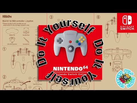 8BitDo N64 Switch Mod Kit Review (GrinningWolfGames)