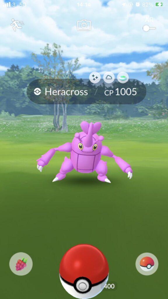 I’d never even seen a Heracross before today!