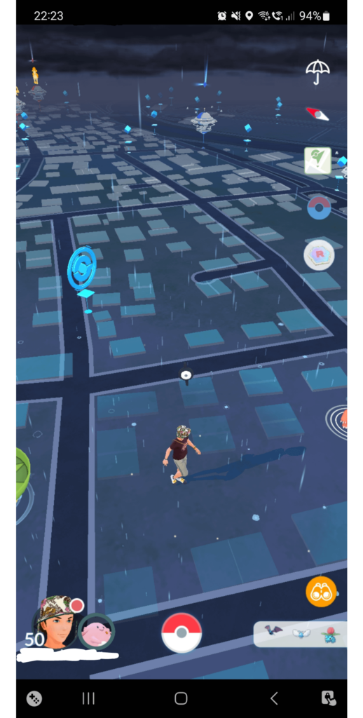 I caught a wild non-event Unown. How lucky am I?