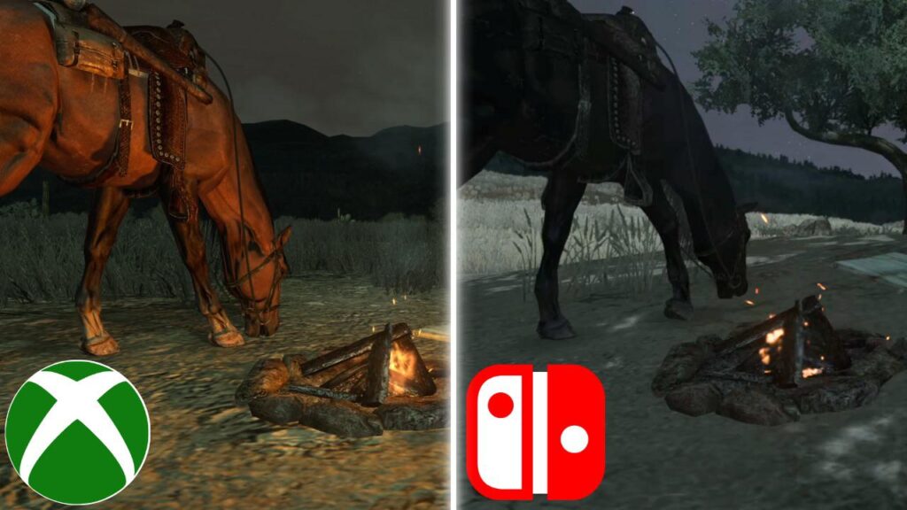 Red Dead Redemption’s Camp sight lighting is broken on Switch. Please help this get noticed so we can get it patched up.