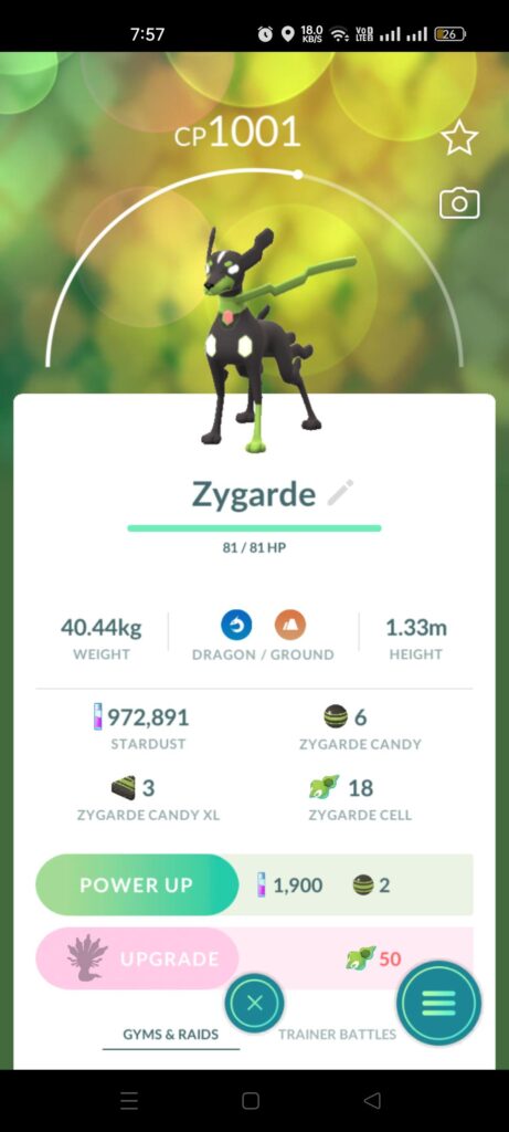 Is there anyone who found 50 zygrade cell?