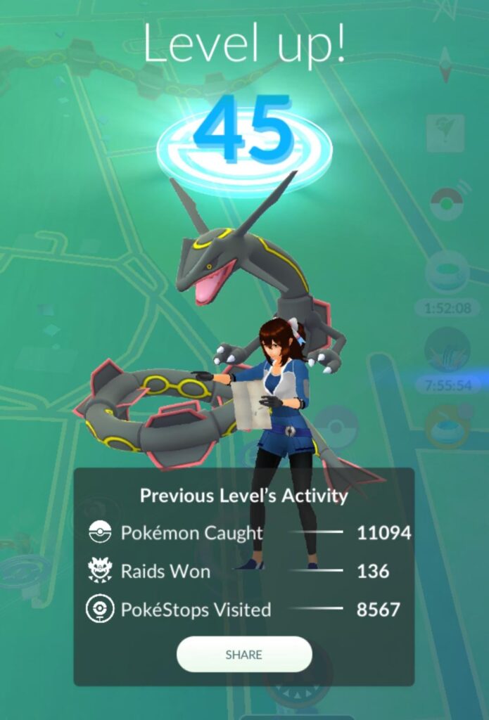 This was a very painful level up 🤭 I've got enough XP to go even to 46 🤣 I Finally can take a break from Rocket leaders!!! 🥳