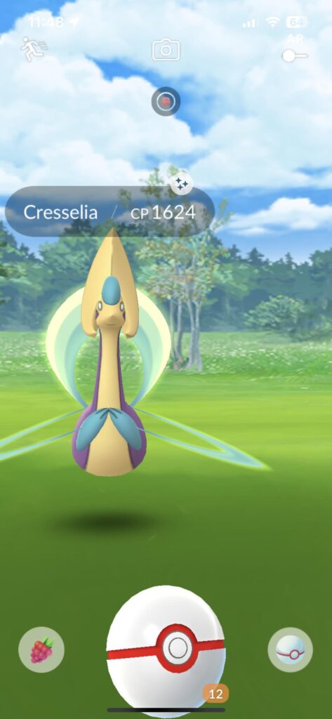 First Cresselia raid today