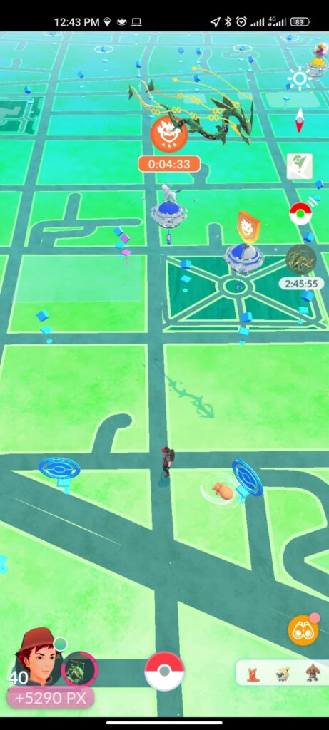 I didn't know there was Absol's raid. He appeared at noon.