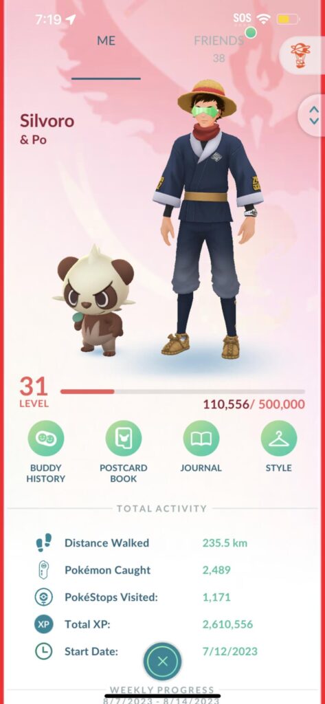 1 month since starting