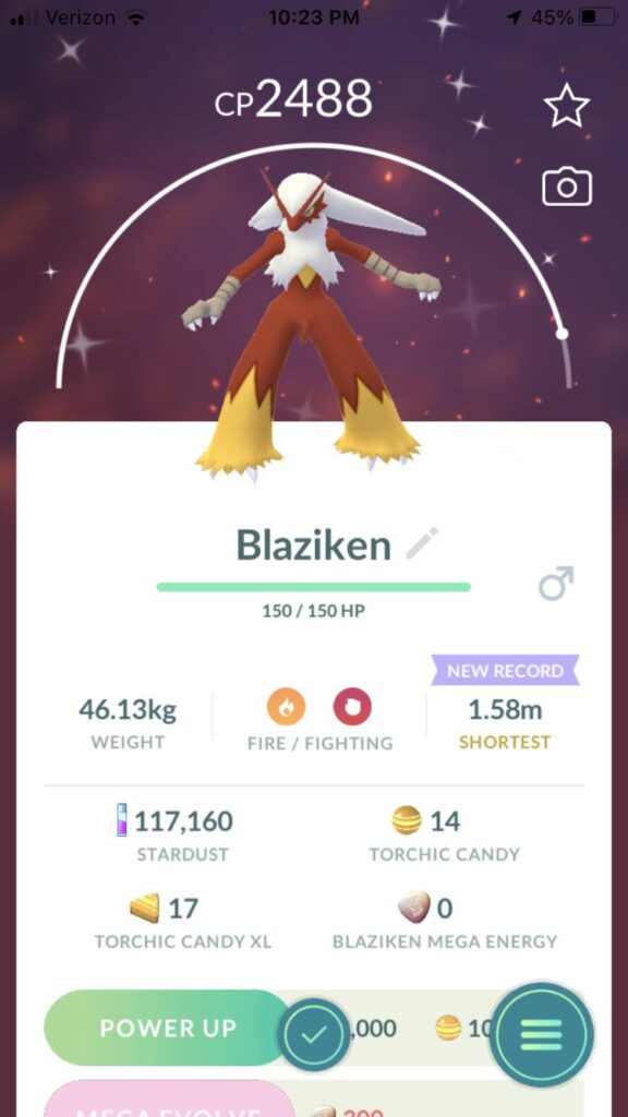 Caught fully evolved shiny holy crap