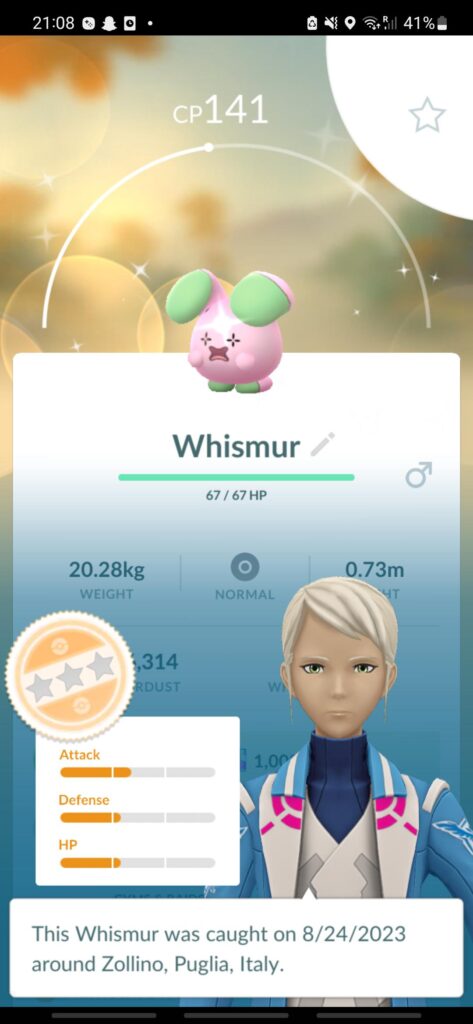 I JUST CAUGHT MY FIRST SHINY! It sucks, sure, but it's my first!